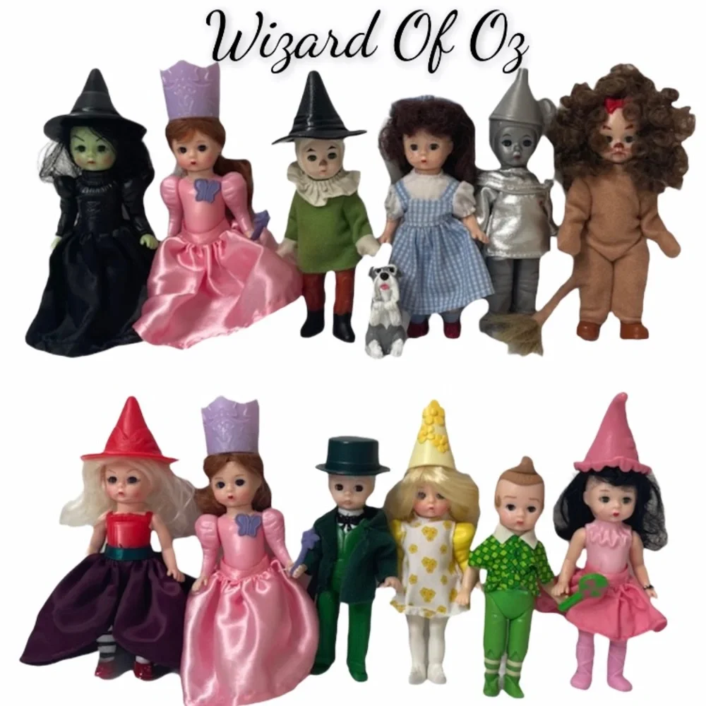 Vintage Wizard of Oz Collectible Set 12 Dolls & ToTo Vintage Toys Vintage Dolls